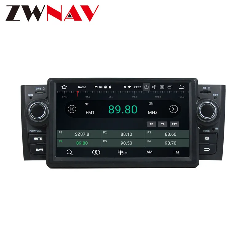 Sale 4+32G Android 8.0 Car CD DVD Stereo Head unit For Fiat LINEA 2007-2013 car multimedia player Auto radio GPS Navigation BT Wifi 13