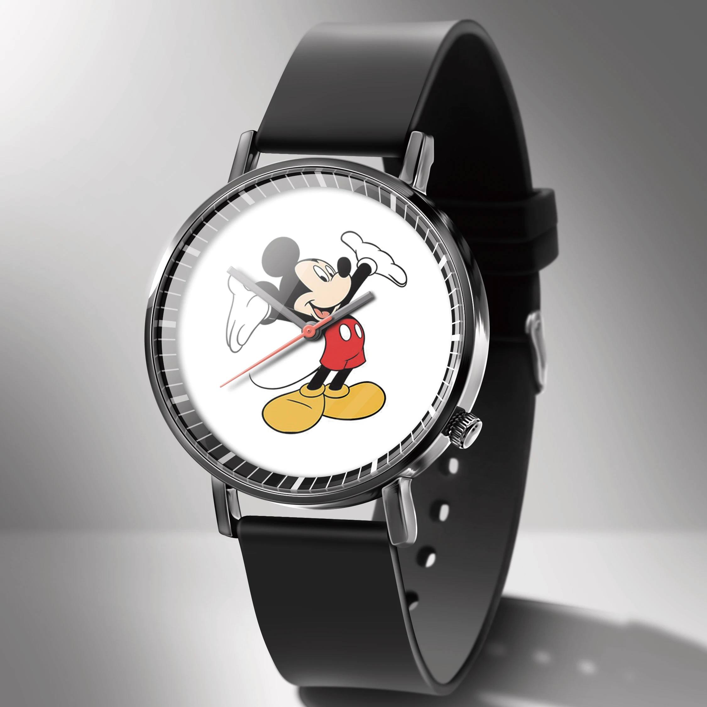 

reloj mujer 2019 New luxury brand Mickey Mouse women watch fashion ladies wristwatch leather belt women's watches Kobiet Zegarka