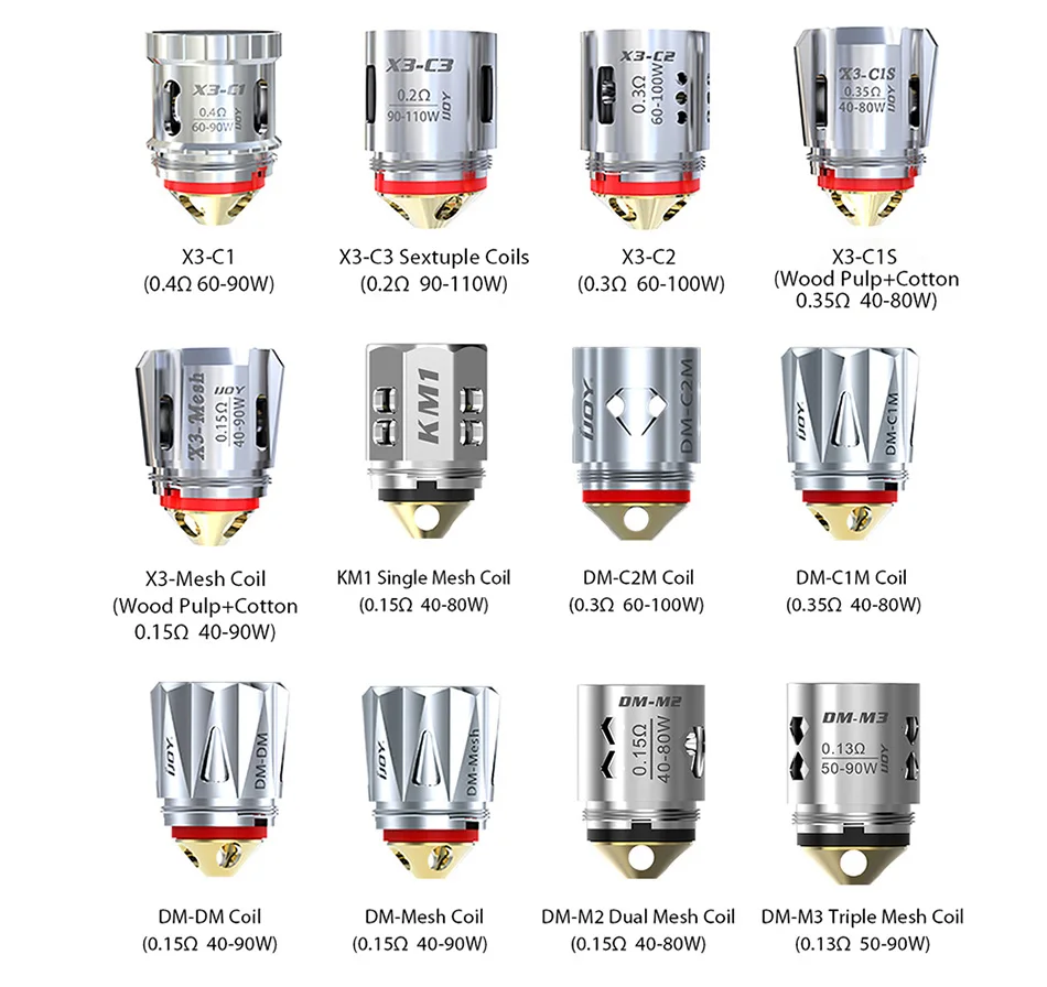 IJOY Katana/Diamond/Captain X3 Replacement Coil 3pcs