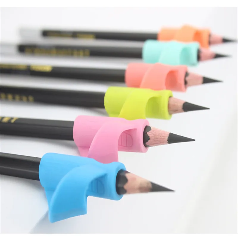 New 3Pcs Children Pencil Holder Writing Pen Aid Grip Posture Correction