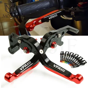 

For Honda VFR800 VTEC VFR 800 2002-2008 2003 2004 2005 2006 2007 Motorcycle CNC Adjustable Folding Extendable Brake Clutch Lever