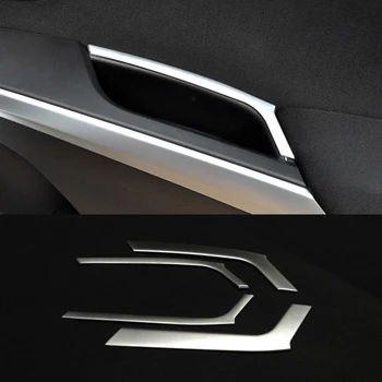 

For Suzuki S-cross scross SX4 2014 2015 2016 2017 2018 ABS Chrome door Armrest handrail Trim frame cover trim car styling 4pcs
