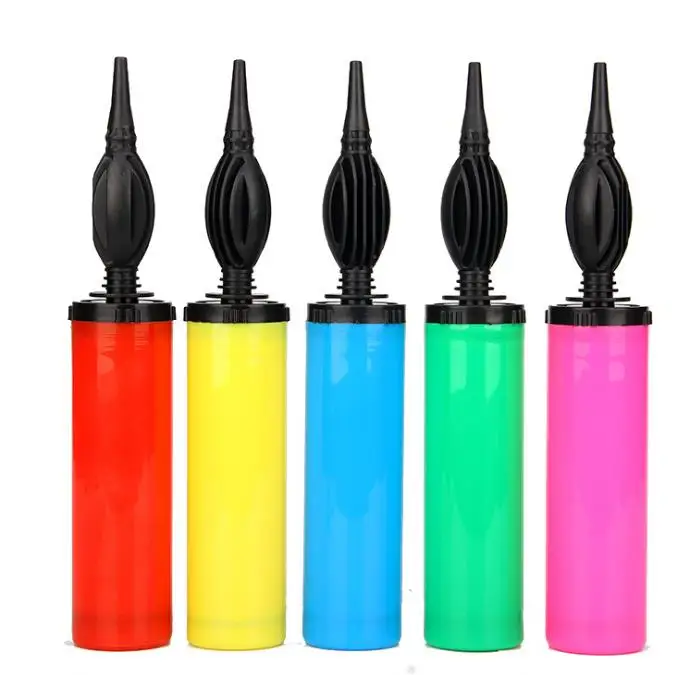 

Balloon Pump balloon accessories hand push Air Pump Birthday Party Supplies portable Foil balloon pump Latex Balloons Pump