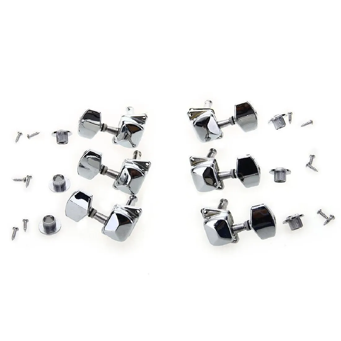 Electric retro Acoustic 3 Left + 3 Right Guitar String Tuning Pegs Keys