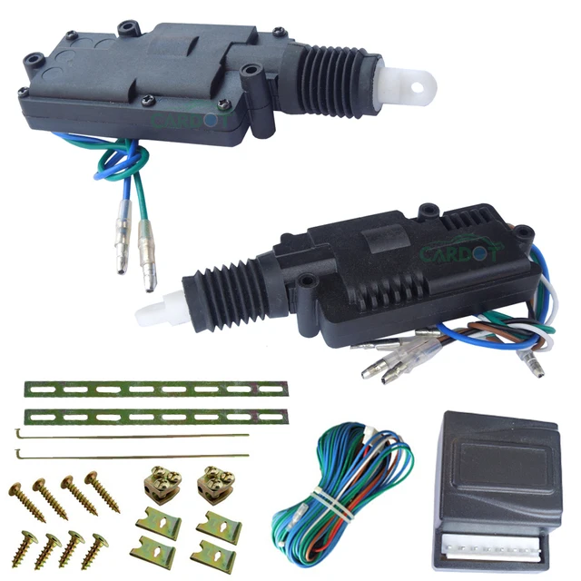 universal car door lock system strong output 2 wires and 5 wires actuators 360 degree rotation
