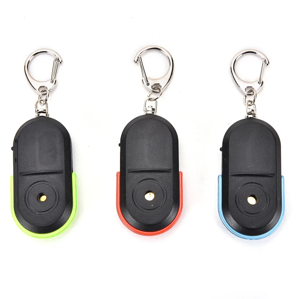 1Pcs Whistle Sound LED Light Anti Lost Alarm Key Finder Locator