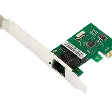 Карта сетевого контроллера Gigabit Ethernet LAN PCI Express PCI-e маленькая пластина RTL8111E chipest
