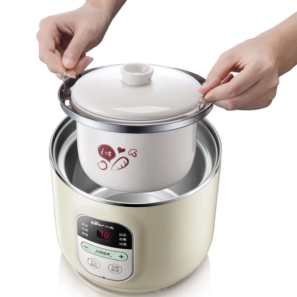 220V Electric Baby Porridge Cooking Machine Automatic Electric Stewing ...