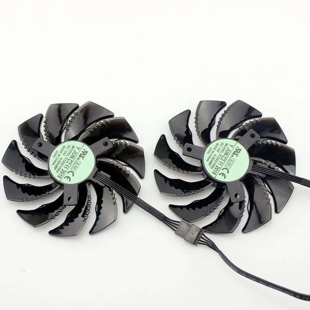 Вентилятор для видеокарты GIGABYTE GTX 1070 AORUS RX 570 580 RX570 RX580 PLD09210S12HH T129215SU кулер 88
