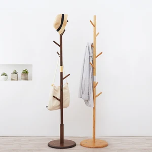 ZEN'S BAMBOO Coat Rack 7 Hooks Hat Rack Entryway
