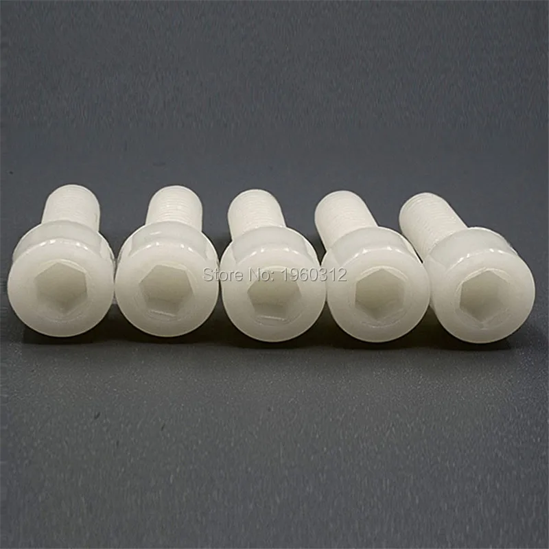 DIN912 Hex Socket Head white Nylon Screw 003