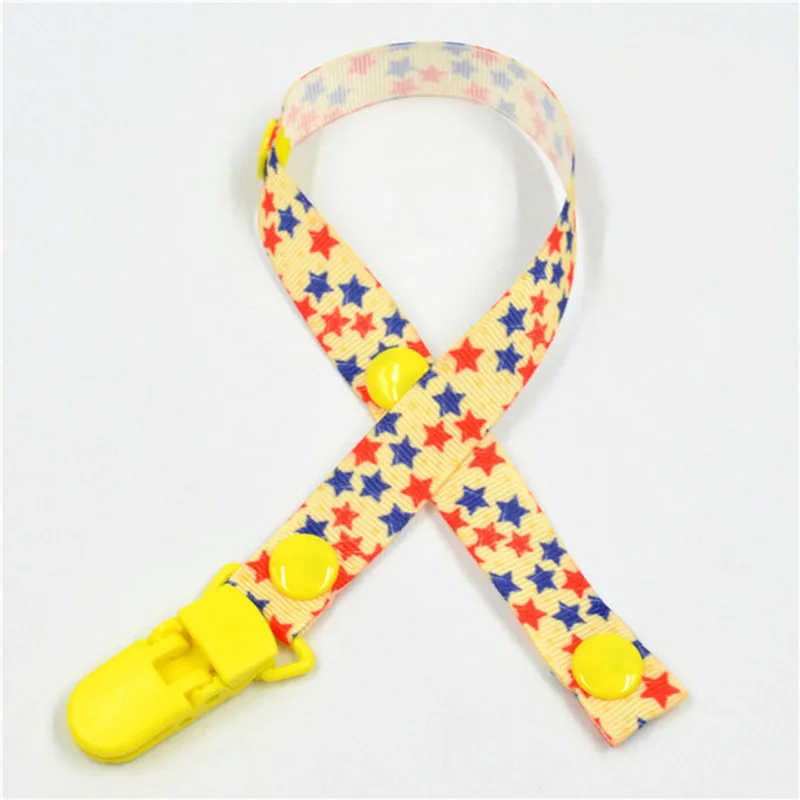 Baby chain pacifier clip Pacifier Chain clip for Babies Teat Holders Baby Pacifiers Clips for Dummy Pacifier Clip B0636