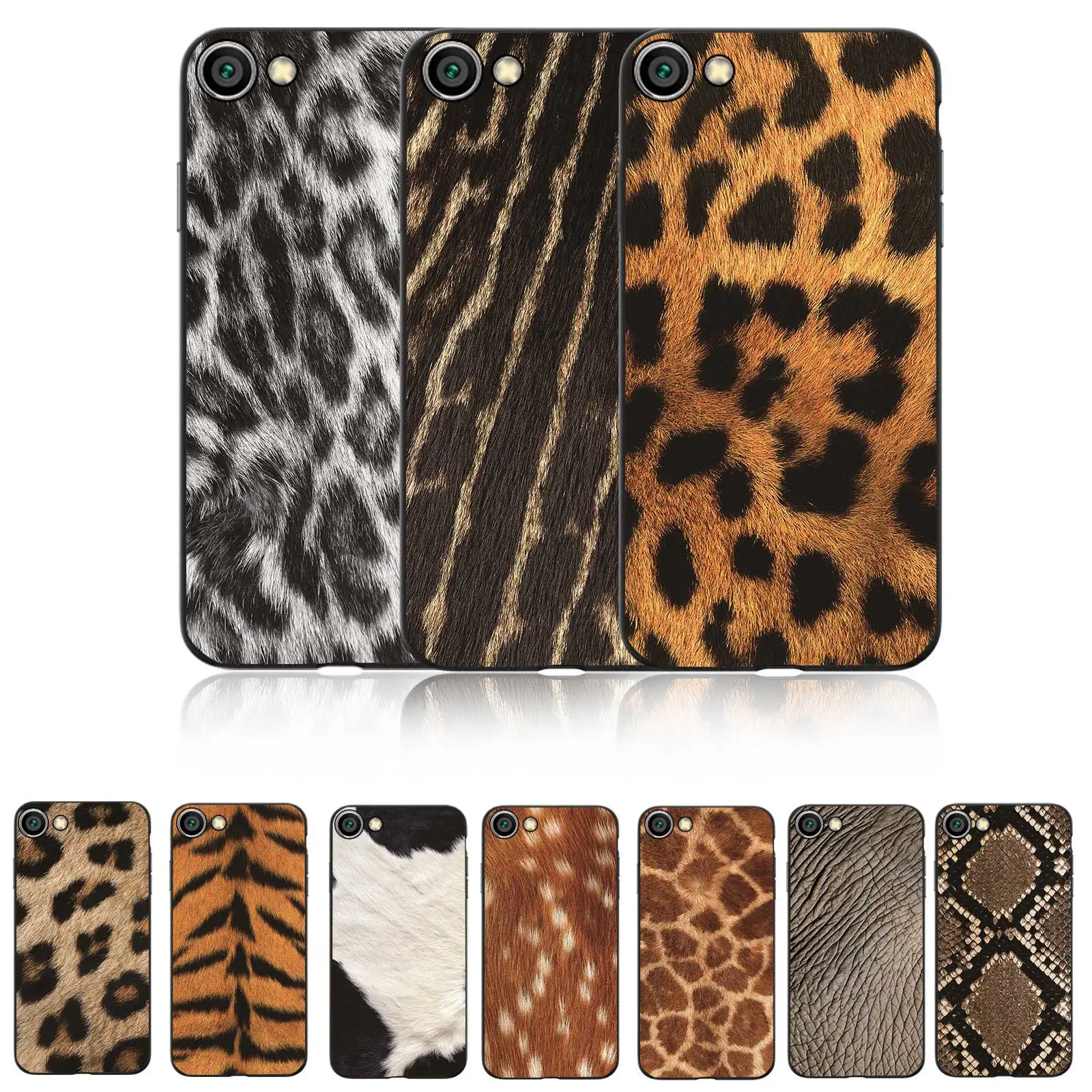 

For Xiaomi Redmi Note5A Note5 Note7 Silicone Slim Painted Leopard Tiger Dog Skin Soft TPU Case Cover
