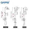 Gappo bath BRASS Thermostatic shower  system lift adjustable hot cold water big round head shower High pressure flushing ► Photo 2/6