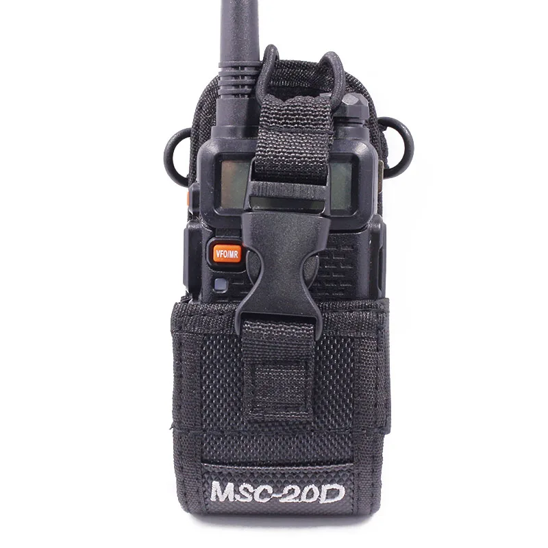 MSC-20D Нейлон Мульти-Функция сумка для ношения кобуры чехол для BaoFeng UV-5R UV-82 BF-888S TYT Mototrola иди и болтай Walkie Talkie