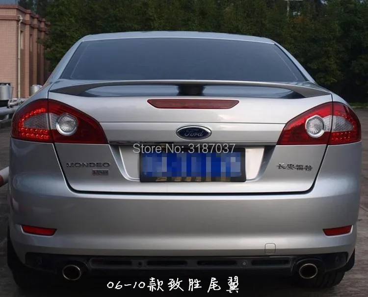 Для Ford Mondeo спойлер 2006-2010 ABS пластик задний спойлер на крыло, крышу багажника губы крышка багажника автомобиля Стайлинг