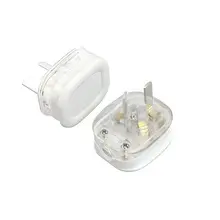 2 шт. AC 250 В 10A белый прозрачный 3 Pin AU шнур питания разъем Электрический разъем