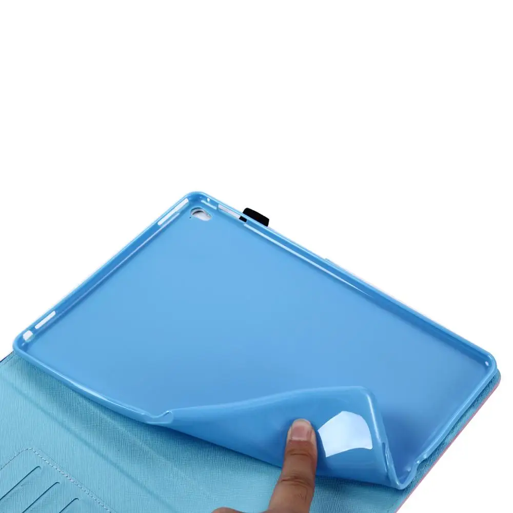 Чехол для iPad 6th поколения 5th Air 1/Air 2/Pro 9,7 10,5 11 Mini 1 2 3 4 7,9 чехол Funda с мультяшным котом Смарт кожаный чехол