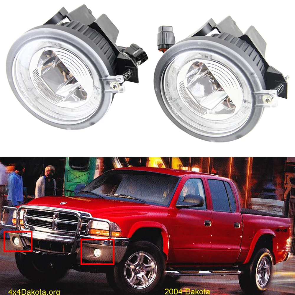 Left or Right Fog Light Driving Lamp For 01-04 Dodge Dakota Durango