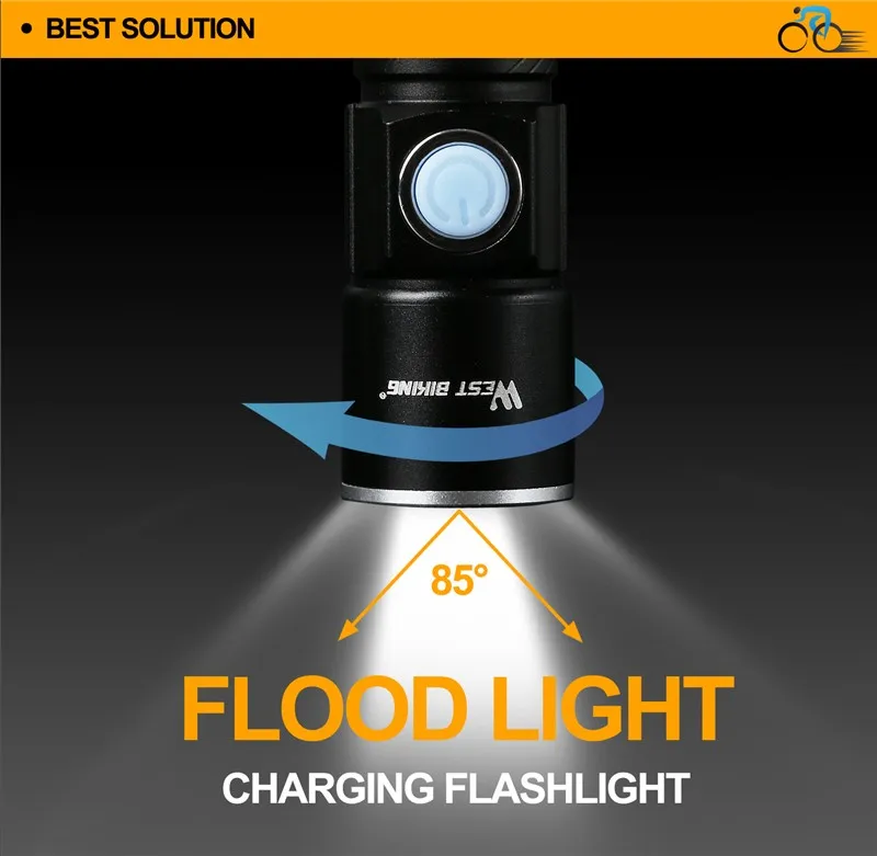 Cheap WEST BIKING Bike Light Ultra-Bright Zoomable 240 Lumen Q5 200M USB Rechargeable Bicycle Light Cycling Front LED Flashlights Lamp 6 Cheap WEST BIKING Bike Light Ultra-Bright Zoomable 240 Lumen Q5 200M USB Rechargeable Bicycle Light Cycling Front LED Flashlights Lamp 6