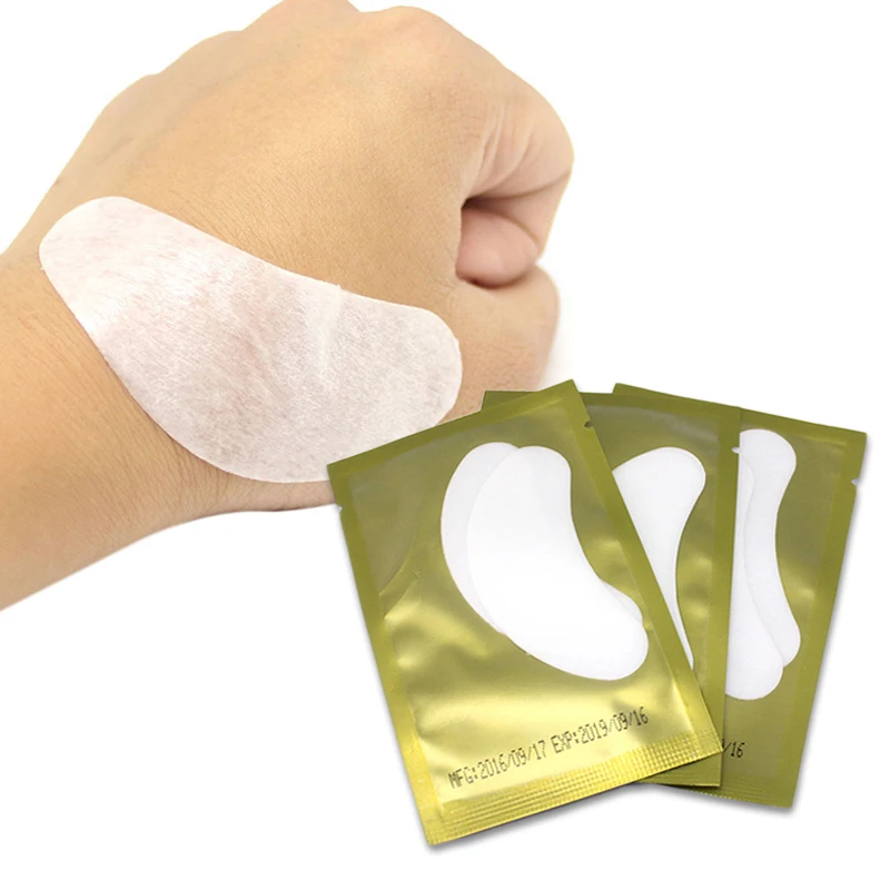 

50 Pairs/Pack Women Under Eye Pads Patches Eyelash Extension Eye Lash Paper Stickers Patches Application Make Up Tools