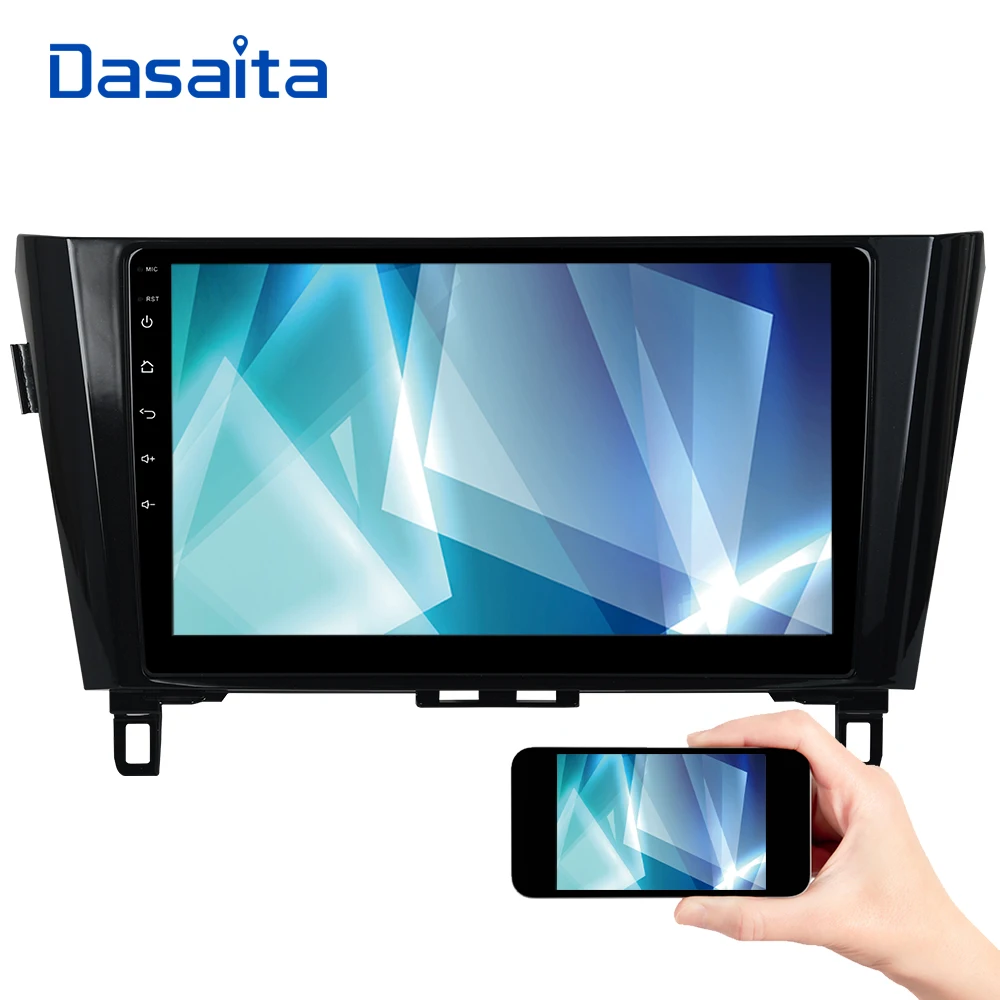 Perfect Dasaita 10.2" Android 8.1 Car GPS Player Navi for Nissan Qashqai 2014 2015 with 2G+16G Quad Core Stereo Multimedia No DVD 1