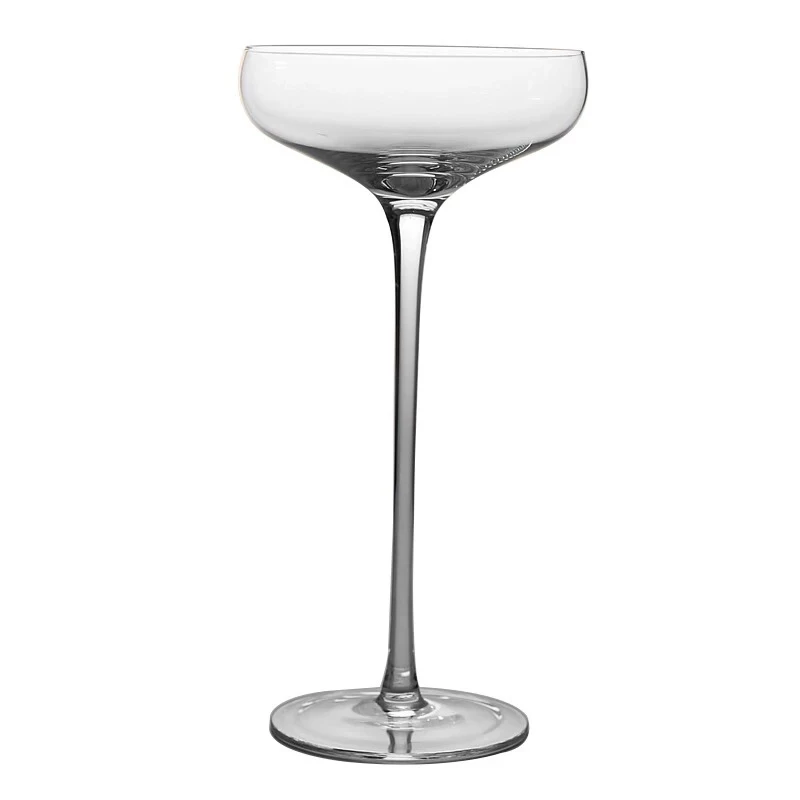 Goedkoop Gratis Verzending Extra Tall 240ml 2 STUKS 240ML Cocktail Glas Martini Glas Drinkware Set van 2