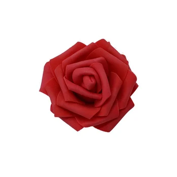 

30Pcs/lot 8cm Big Artificial Flower Heads PE Foam Rose for Wedding Party Home Decoration DIY Wreath Flower Ball Wedding Favors