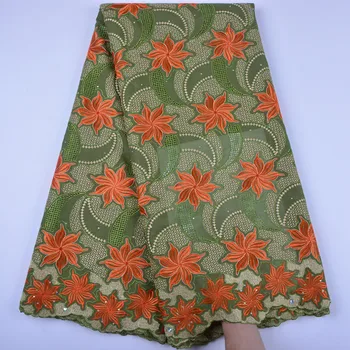 

2018 High Quality Swiss Voile Lace In Switzerland Embroidery African Swiss Lace Fabric With Stones Swiss Lace Fabric A1334