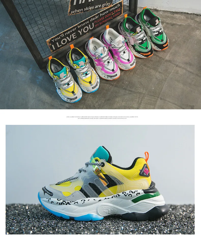 2019 New Sneakers Women 35-42 Platform White Sneakers Horsehair Shoes Casual Flats Breathable Soft Woman Chunky Shoes (13)