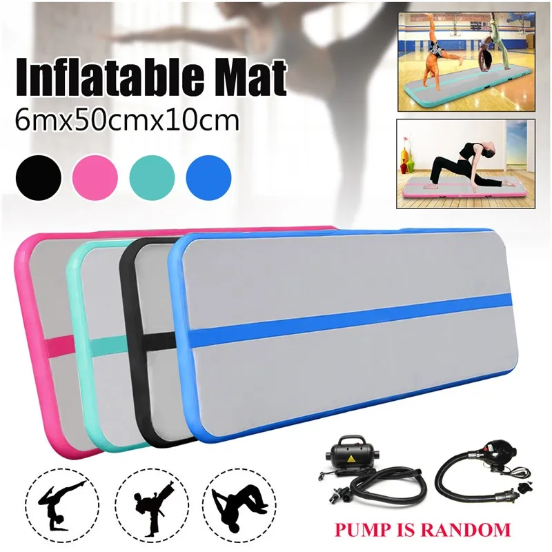6m Inflatable Air Track Tumbling Floor Gymnastics Practice Training Pad
