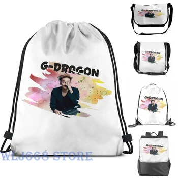 

Funny graphic print shoulder Bags women G-Dragon Single shoulder backpack travel for men Gym Bag