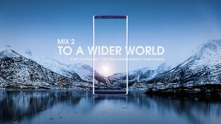 DOOGEE MIX 2 6GB RAM 64GB ROM MTK Helio P25 2.5GHz Octa Core 5.99 Inch Bezel-less FHD+ Screen Quad Camera Android 7.1 4G LTE Smartphone