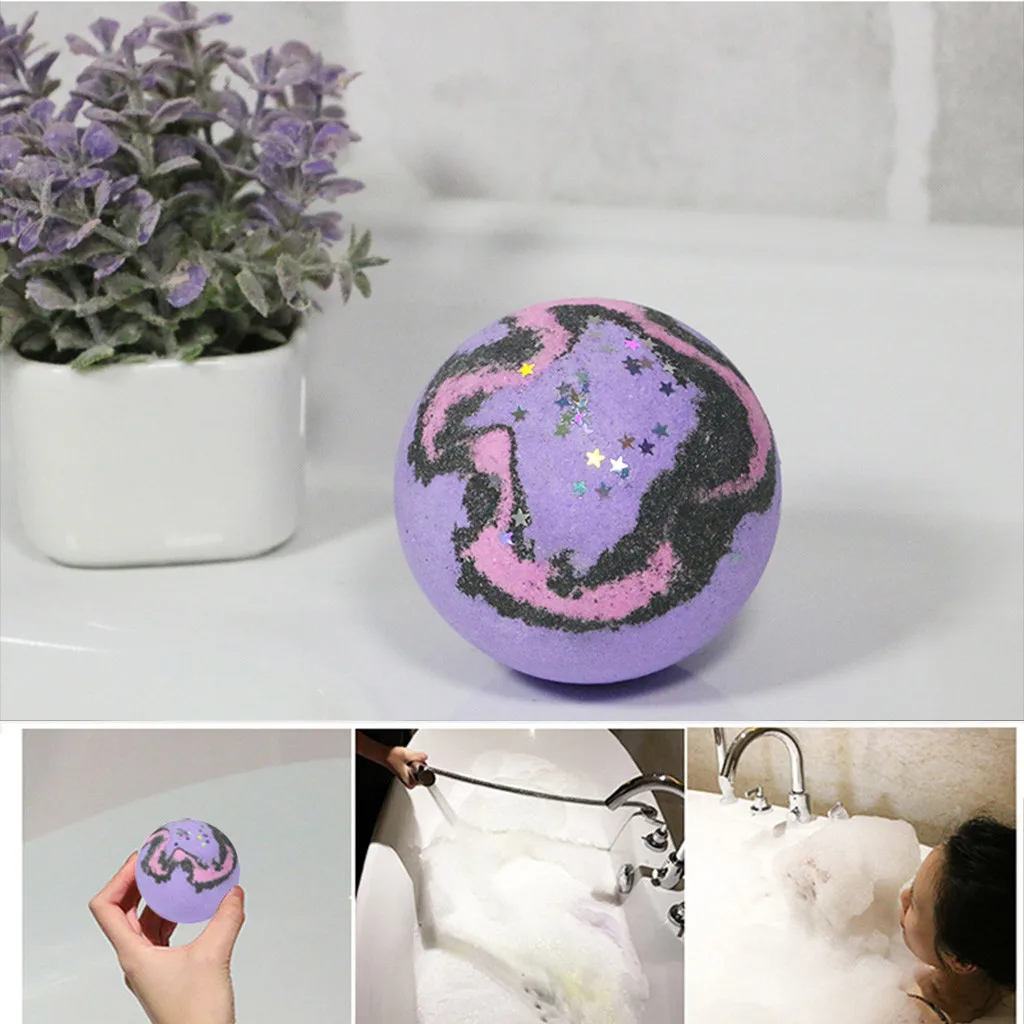 

3pcs Star Bathing Bombs Bath Bomb Mold Explosion Ball lush Fizzy 3D Ball Sphere Shape Spa Moisturizes Bubble Bathing Tool