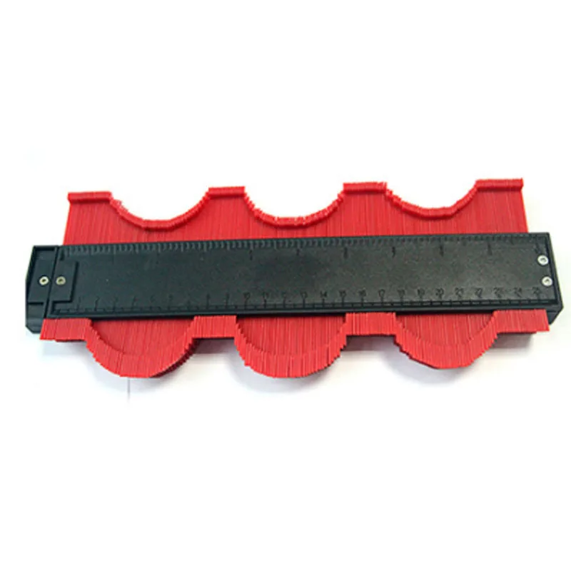 

250mm 10" Width Plastic Profile Copy Contour Gauge 5inch Duplicator Standard Wood Marking Tiling Laminate Tiles General Tools