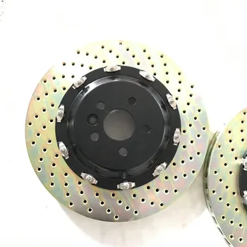 

Jekit Big Brake Disc 380*34mm drilled brake rotors with center bell for Range Rover Evoque 2016 front for Brembo GT6 brake kit