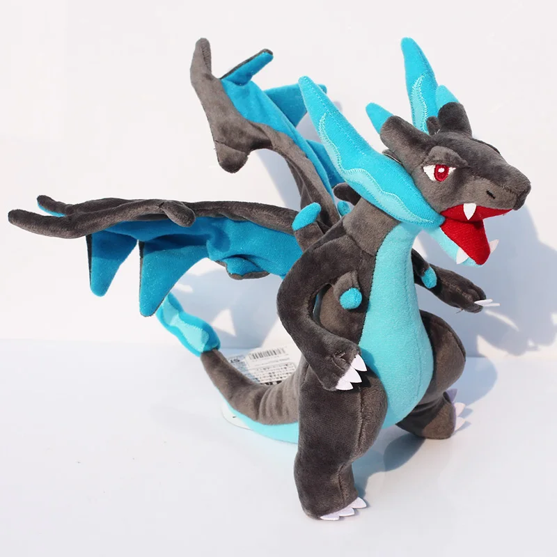 25 см игрушка Мега чиризард X Y плюшевые игрушки синий Charizard мягкие куклы подарок для детей