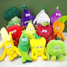 A1000-1 Best gift children kids soft stuffed Toy Baby educational Toys colorful furit Vegetable 25-35cm can choose 1pcs
