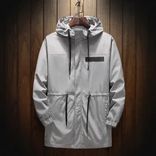 TAIZIQI модный тренд авангардной куртки с буквенным принтом, длинная куртка для мужчин, длинная куртка, теплое пальто для мужчин s 2652