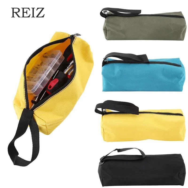

REIZ Tool Bags Canvas Waterproof Storage Protable Electric Instrument Makeup Organizer Pouch Bag Case Waterproof Organizer