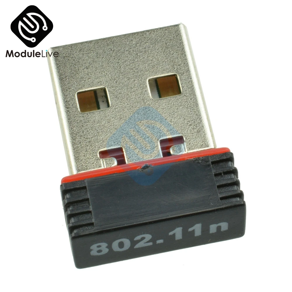 Мини USB адаптер беспроводной 150 Мбит/с RTL8188 чипсет WiFi 802.11n м Сетевая Lan Карта для