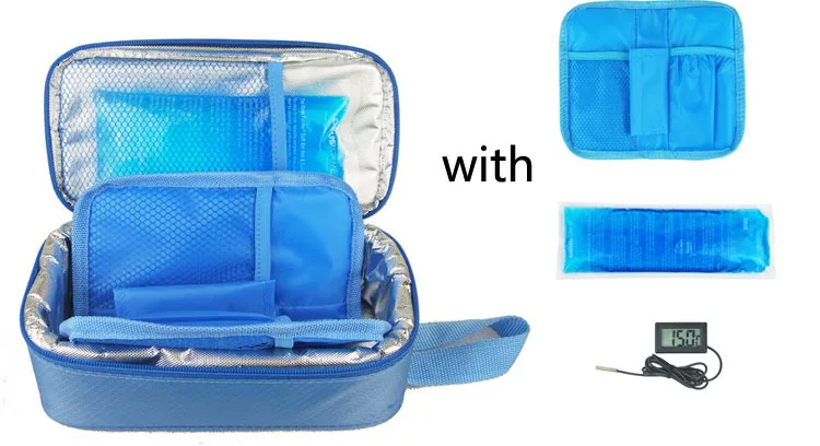 2018 Super Large Size Portable Insulated Insulin Cooler Bag Diabetic 2018 Super Large Size Portable Insulated Insulin Cooler Bag Diabetic Travel Case Box With Two Ice Gel Packs In Bags From Luggage