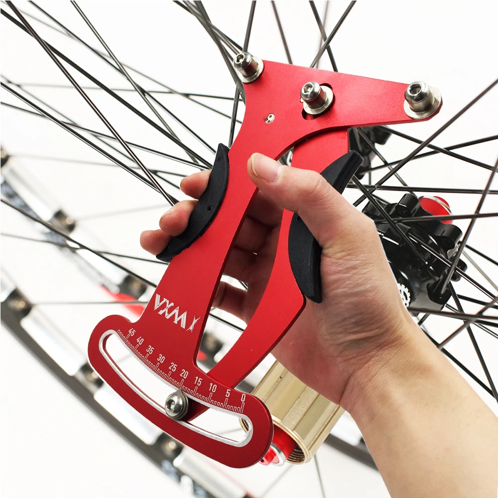 VXM Fahrrad Speichenspannungsmesser Aluminium Tensiometer Wheel Builder Tool DE 