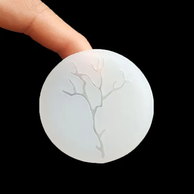 

Leaves Branch Shape Epoxy Resin Casting Silicone Molds Jewelry Making Tools