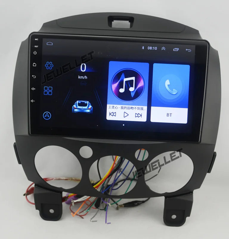 

9" Quad core Android 8.1 Car GPS radio Navigation for Mazda2 mazda Demio 2007-2014 with 4G/Wifi,DVR OBD 1080P