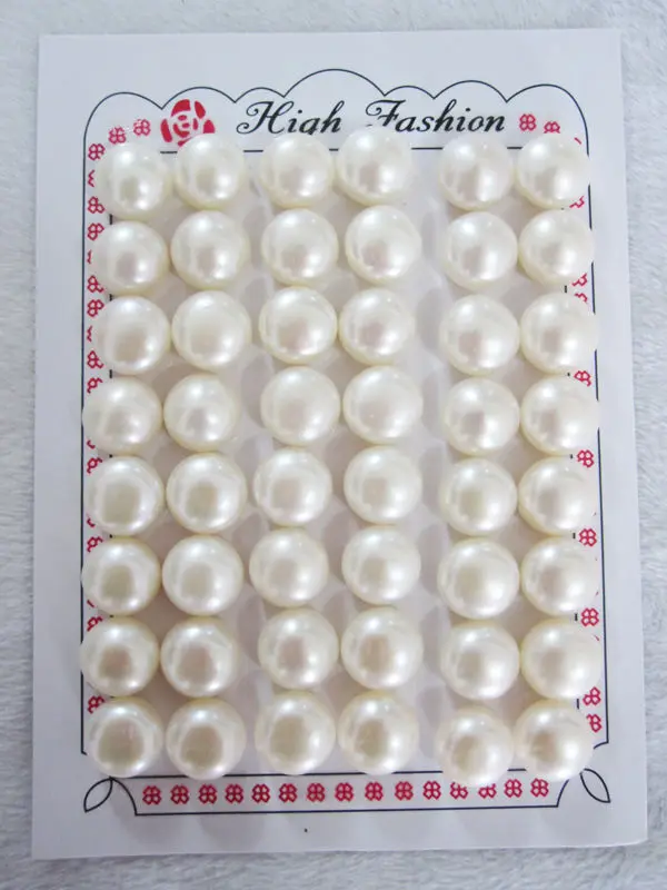 

shitou 00555 96pcs 9-10mm white nature fresh water pearl beads, one hole pearl,bread