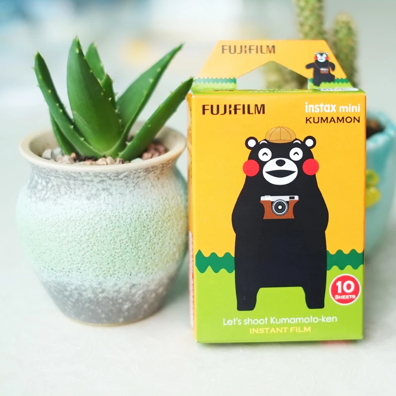 Kumamoto bearOriginal бренд Fujifilm Instax Mini Instant (10 листов) цветная пленка для Polaroid 7s 8 25 50s 70 90 SP