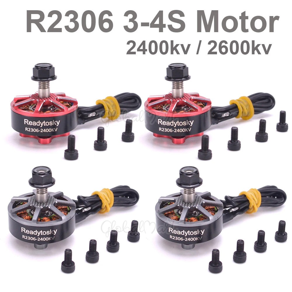 R2306 2306 2400KV / 2600KV FPV Бесщеточный Электрический мотор 3 4S PK F40 PRO II рама для фристайла