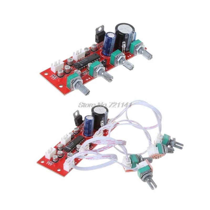 LM1036 tone board с тройными басами регулировка громкости предварительный усилитель Tone