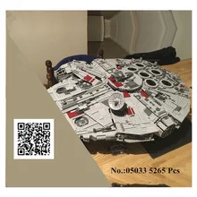 IN STOCK H HXY Star 05033 5265Pcs Ultimate Wars LEPIN Collector s Millennium Falcon Model Building